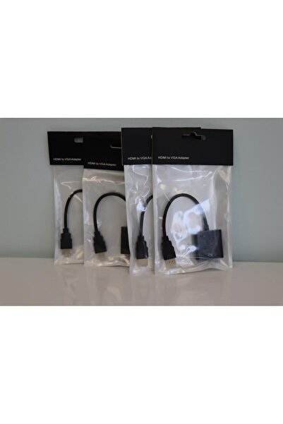 Sec on Full Hd Hdmı To Vga Dönüştürücü Kablo | Altın Uçlu Yüksek Kalite Görüntü