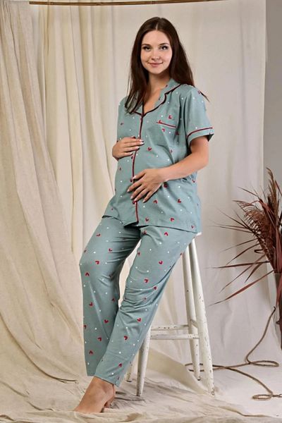 LadyMina Pijama Set pijamale Lounge cu mâneci scurte