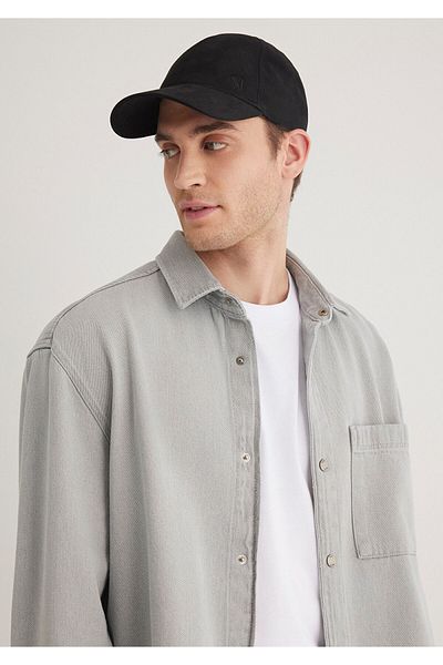 Mavi Seal Logo Embroidered Black Hat 0911882 -900