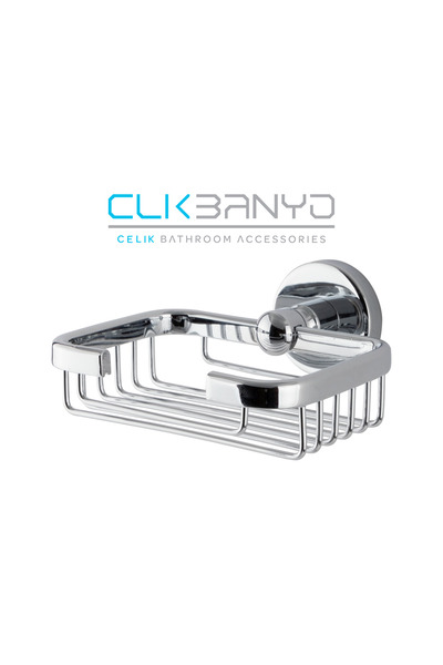 ÇELİK BANYO Dilek Sabunluk Oval Pirinç Malzeme ( 10 Yıl Garantili )