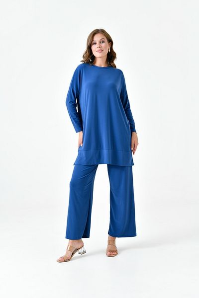 NİSUM MODA Sandy Pants Suit with Side Pockets