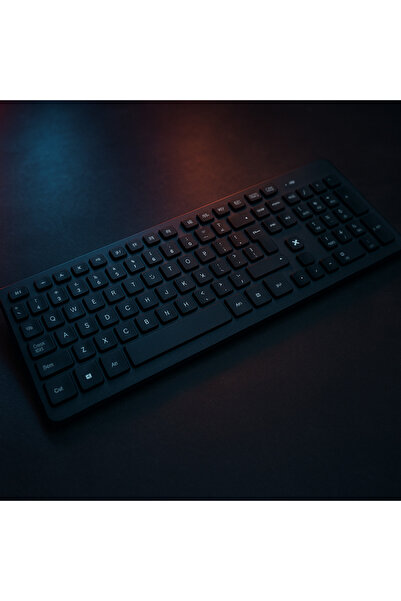 Dexim KW-103 TR Kablosuz USB Klavye – Siyah, Q Türkçe, Laptop & PC Uyumlu
