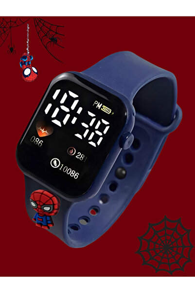 Onkatech Su Geçirmez Figürlü Dijital Led Ekran Işıklı Akıllı Çocuk Saati
