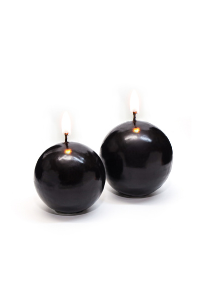 Missi 2'li Siyah Top Mum Seti(7 CM-8CM)