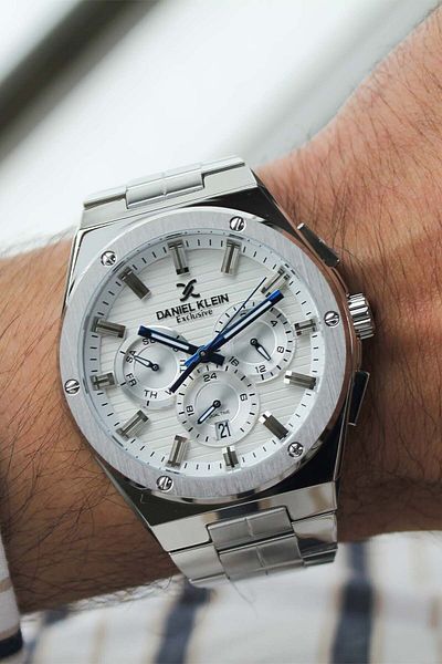 Daniel Klein Dk356533 Men's Wrist Watch with Steel Band