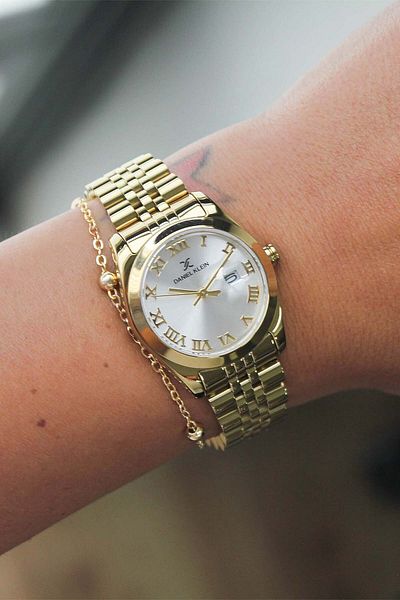 Daniel Klein Dk236705 Women's Wrist Watch with Steel Band