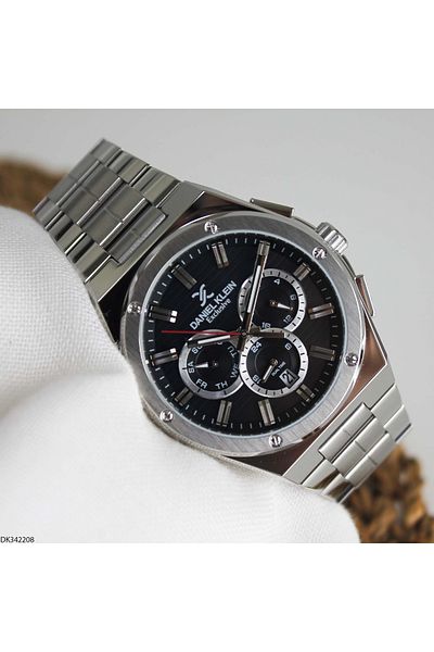 Daniel Klein Dk342208 Men's Wrist Watch with Steel Band
