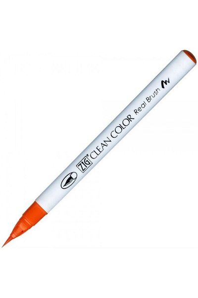 Zig Rb-6000at Clean Color Real Brush Pen Orange 070