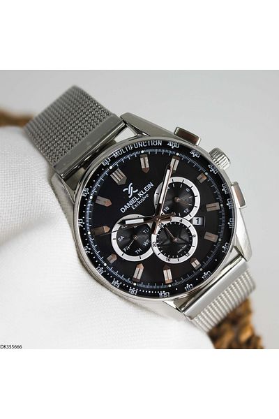 Daniel Klein Dk355666 Men's Wrist Watch with Steel Mesh Band