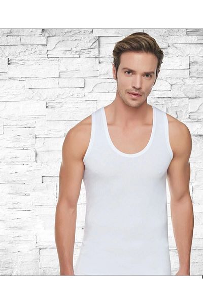 Tutku STİLİVA Ανδρικό εσώρουχο με ραβδώσεις Lycra - Πακέτο 6