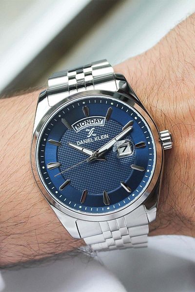 Daniel Klein Dk352498 Men's Wrist Watch with Steel Band