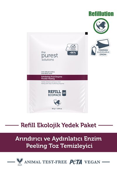 The Purest Solutions Enzyme Peeling Powder Cleanser 55gr - Azelaic and Malic Acid 0,6%