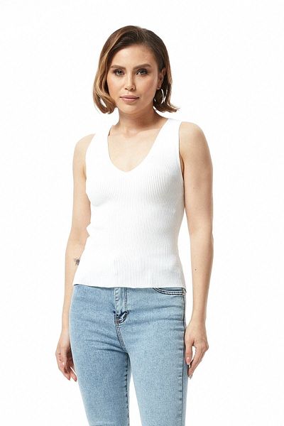 Aslında Look Knitwear Lycra Short Sleeve Bady Blouse T-shirt