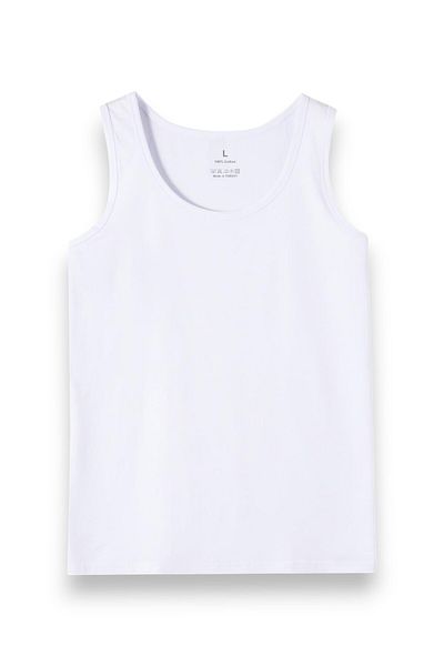 LAUMA Men's White Undershirt 6 Pack |   100% Cotton |   Breathable Fabric |   Casual Underwear