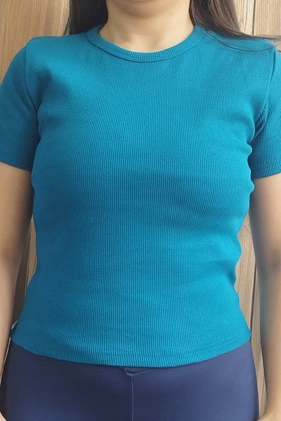 Aslında Look Tricou cu mânecă scurtă cu decolteu și lycra Bady Bluz