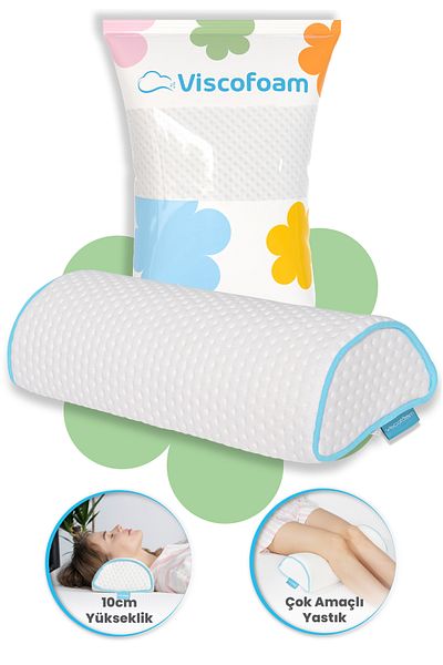 Viscofoam Multi-Purpose Orthopedic Pillow Snoring Pillow - 42X18X10Cm