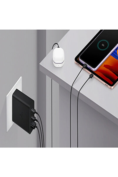 wiks Hızlı Şarj Cihazı 65w Şarj Adaptörü Gan Şarj Başlık