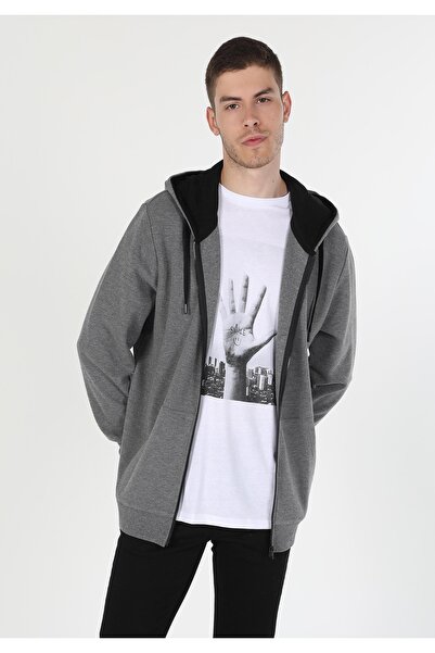 Colin's Мъжки сив суитшърт с нормална кройка