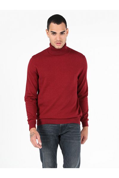 Colin's سترة حمراء بقصة ضيقة للرجال من Fisherman Cl 1023624