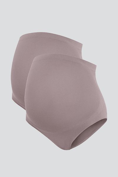 Artış Seamless Soft Textured Flexible Maternity Panties 2 Pack