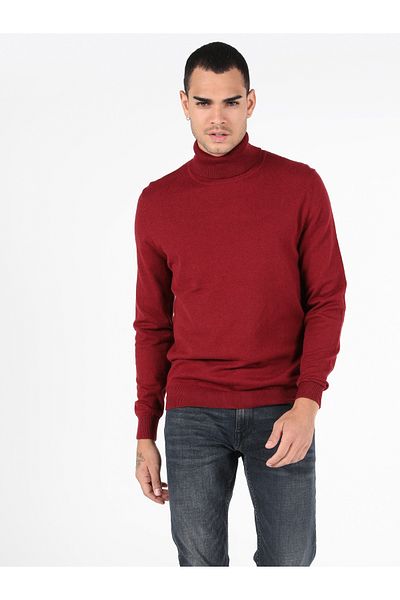 Colin's سترة حمراء بقصة ضيقة للرجال من Fisherman Cl 1023624