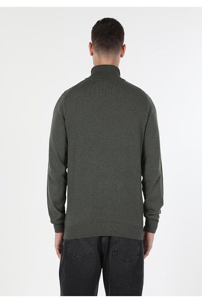 Colin's Slim Fit Fisherman Men's Khaki Sweater