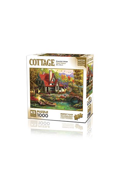 Ks Games Ks Puzzle 1000 Pieces Riverside Cottage
