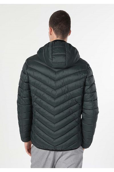 Colin's Slim Fit Men's Green Coat