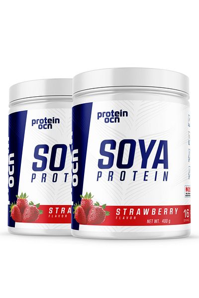 Proteinocean 400g Soy Protein Strawberry - 2 Pieces