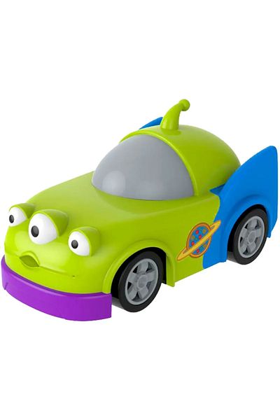 Disney White Toy Story Buzz Lightyear Woody Jessie Rex Alien Cartoon Model Inertial Pull-back Free W