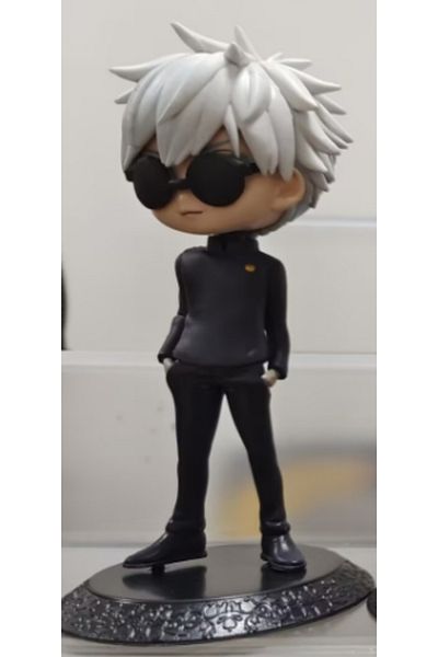 BANDAI With Box 01 Anime Jujutsu Kaisen Satoru Gojo Cute Model Toys 15cm