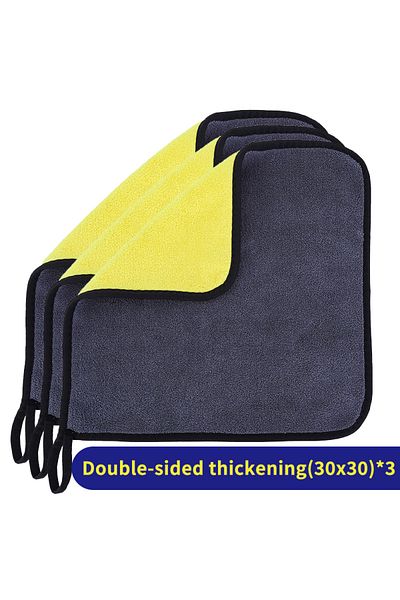 Choice 30x30cm 3 Piece 1/3/5pcs Microfiber Cleaning Towel Car Cleaning Cloths Professional Detailing Car Dr