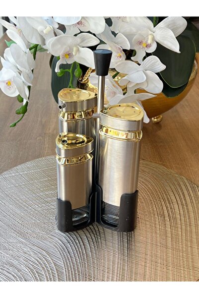 ROSSEV Marmo Yağlık-Tuzluk Set 4'Lü