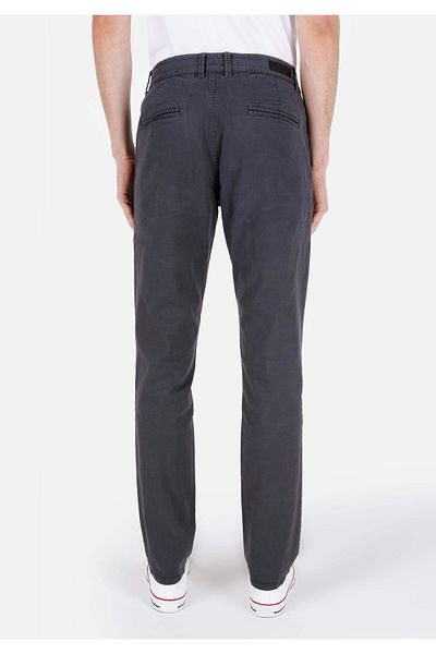 Colin's Slim Fit Mid Waist Straight Leg Men's Gray Trousers