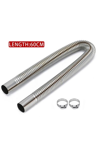 Choice 60 Cm 60cm - 300cm Air Diesel Parking Heater Stainless Steel Exhaust Pipe Tube Gas Vent Hose Car Tru