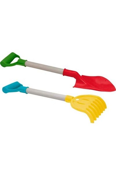HETicaret Toy Double Rake Shovel Set - Beach Garden Set
