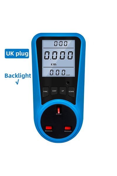 Choice Uk Plug Backlight Digital Power Meter Wattmeter Socket Wattage Kwh Electric Consumption Meter Eu Us
