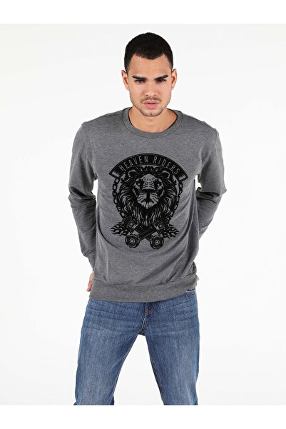 Colin's Regular Fit Erkek Antrasit Sweatshirt