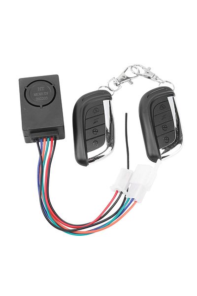 Choice D E-bike Alarm System 48v 60v 72v With Two Switches For Electric Bicycle Tricycle Brushless Control.