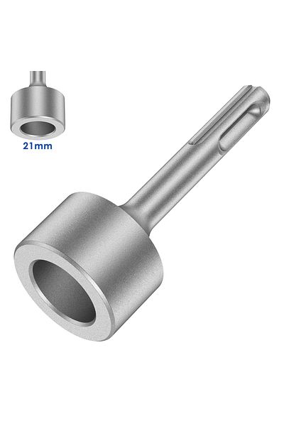 Choice 1pcs 21mm 19/21/35mm Sds Plus Ground Rod Driver Heavy Duty Forged Steel Drill Bit Driver Earth Stake