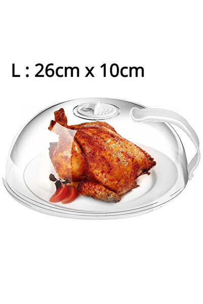 Choice غطاء كبير كبير للميكروويف خالٍ من مادة BPA وغطاء حماية لطبق فرن الميكروويف مع إمكانية التعديل