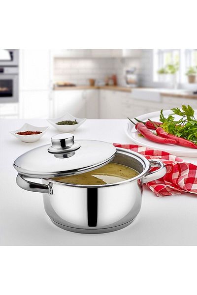 gülsan Mega Steel Deep Pot 18 Cm Fma08065