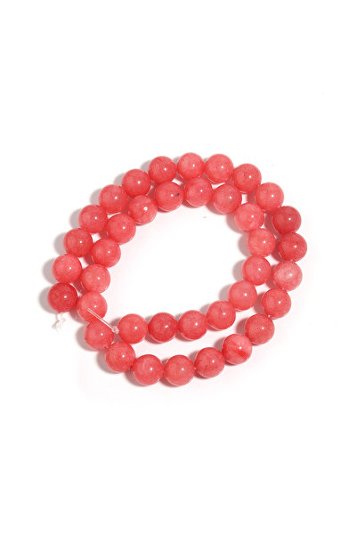 Choice 10MM 1 Strand/Lot Natural Pink Chalcedony Stone Beads Spacer Jades Bea...