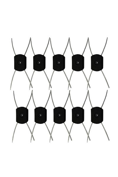 Choice 10pcs Replacement Steel Wire Line Trimmer Head For Cordless Grass Trimmers String Trimmer Head Elect