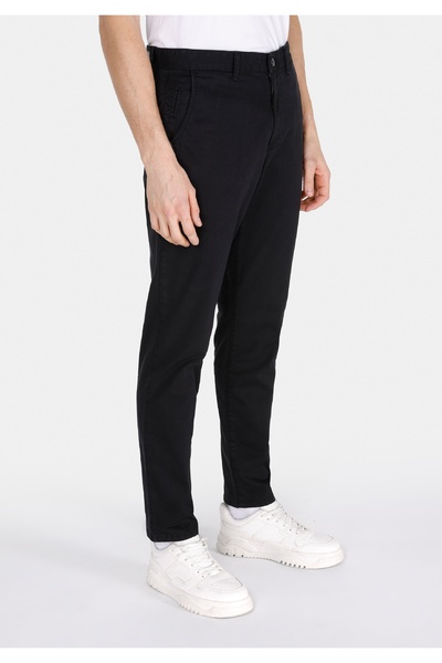 Colin's Slim Fit Orta Bel Düz Paça Erkek Siyah Pantolon