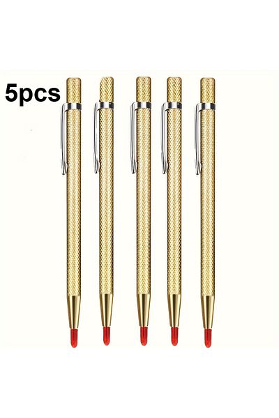 Choice 5pcs 2/5pcs Diamond Nib Titanium Pen, Precision Metalworking And Woodworking Tools For Cutting Glass