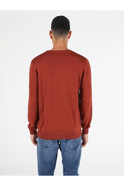 Colin's Crew Neck Men's Cinnamon Sweater - Regular Fit Cl 1051445