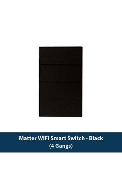 Choice مفتاح إضاءة حائط ذكي Zemismart Matter WiFi 1 2 3 4 6 Gang أسود اللون، ...