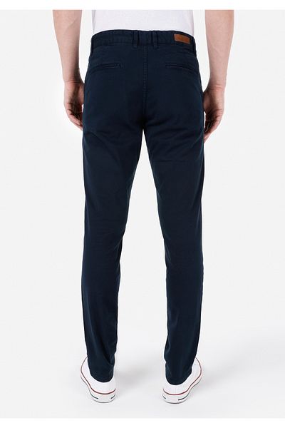 Colin's Pantaloni pentru bărbați, albastru bleumarin, slim cu talie medie