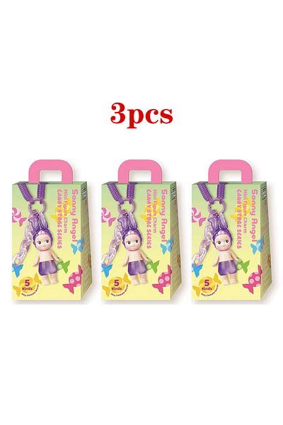 Miniso Random 3pcs Sonny Angel Doll Candy House Series Blind Box Cute Doll Keychain Pendant Trendy Handmade